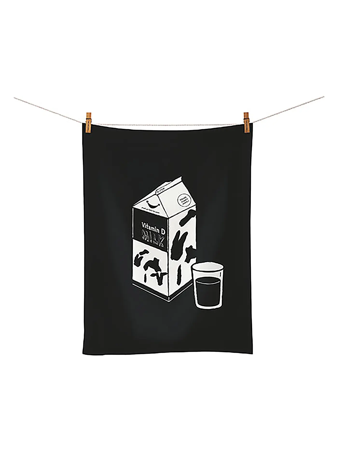 CHIC.MIC | Geschirrtuch 50x70cm Graphic Still Life | schwarz